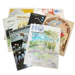 Eight Signed 1970s Golf Championship Programs - Littler, Graham, Irwin & Others JSA ALOA