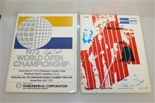 Eight Signed 1970's Golf Championship Programs - Littler, Graham, Irwin & Others JSA ALOA