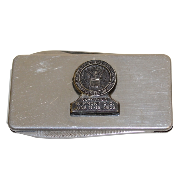 1962 US Open Oakmont Country Club Utility Knife/Clip Arnold Palmer Jack Nicklaus 1st Major 