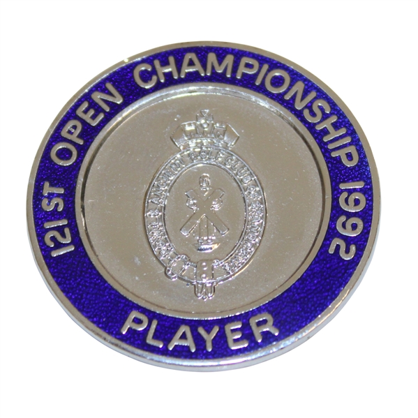 Chip Becks 1992 the OPEN Championship at Muirfield Contestant Badge