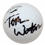 Tom Watson Signed Slazenger Logo Golf Ball JSA ALOA