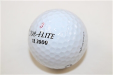 Gene Sarazen Signed Top-Flite XL2000 Logo Golf Ball JSA ALOA