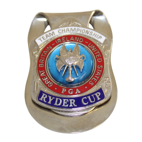 Ryder Cup Jeweled Money Clip - circa 1977