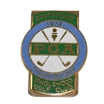 1974 PGA Championship at Tanglewood GC Contestant Badge - Lee Trevino Winner