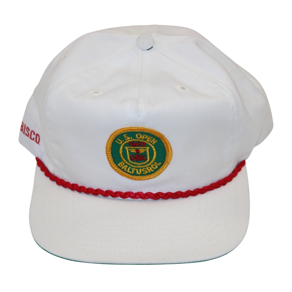1980 U.S. Open at Baltusrol Unused White Hat with Red Rope - Jack Nicklaus Is Back!