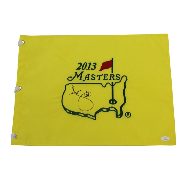 Adam Scott Signed 2013 Masters Embroidered Flag JSA #EE05742