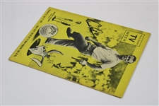 Arnold Palmer Signed 1965 The Masters TV Guide - Cleveland, Oh. JSA ALOA