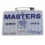 1966 Masters Tournament SERIES Badge #4575 - Jack Nicklaus Winner