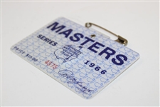 1966 Masters Tournament SERIES Badge #4575 - Jack Nicklaus Winner