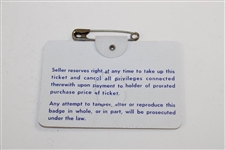 1966 Masters Tournament SERIES Badge #4575 - Jack Nicklaus Winner