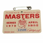 1970 Masters Tournament SERIES Badge #12808 - Billy Casper Winner