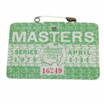 1978 Masters Tournament SERIES Badge #16249 - Gary Player Winner
