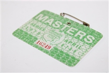 1978 Masters Tournament SERIES Badge #16249 - Gary Player Winner