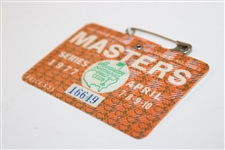 1977 Masters Tournament SERIES Badge #16649 - Tom Watson Winner