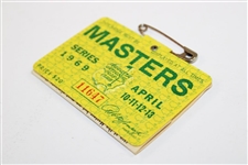 1969 Masters Tournament SERIES Badge #11647 - George Archer  Winner