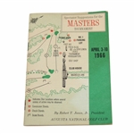 1966 Masters Tournament Official Spectator Guide - Jack Nicklaus Winner