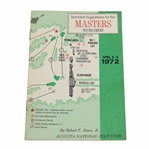 1972 Masters Tournament Official Spectator Guide - Jack Nicklaus Winner