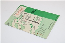 1972 Masters Tournament Official Spectator Guide - Jack Nicklaus Winner