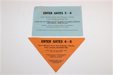 1972(Preferential) & 1973 (Guaranteed) Masters Tournament Patron Parking Passes