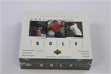 Unopened 2001 Upper Deck Premier Edition Golf Card Hobby Box - Green