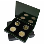 Arnold Palmer Ltd Ed Masters Commemorative Coins Set in Emerald Box #629/750