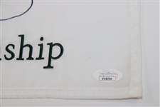 Rory McIlroy Signed 2012 PGA Championship at Kiawah White Embroidered Flag JSA #VV50769