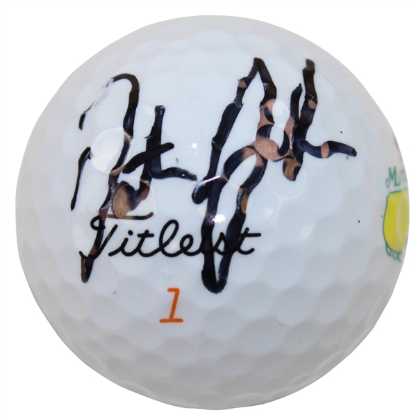 Dustin Johnson Signed Titleist Masters Logo Golf Ball JSA #VV50739