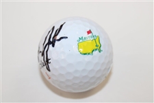 Dustin Johnson Signed Titleist Masters Logo Golf Ball JSA #VV50739