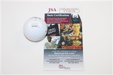 Dustin Johnson Signed Titleist Masters Logo Golf Ball JSA #VV50739