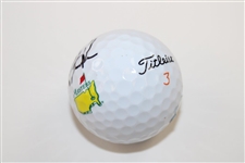 Patrick Reed Signed Titleist Masters Logo Golf Ball JSA #QQ22922