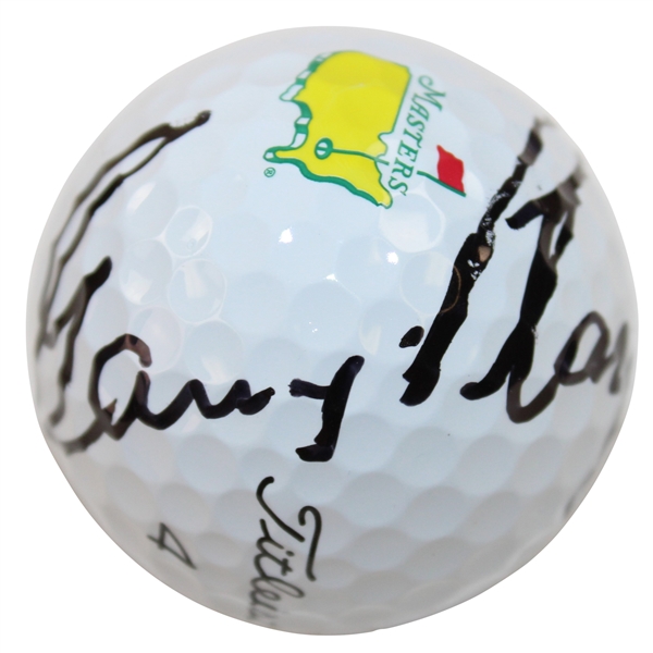 Gary Player Signed Titleist Masters Logo Golf Ball BECKETT #BB09278