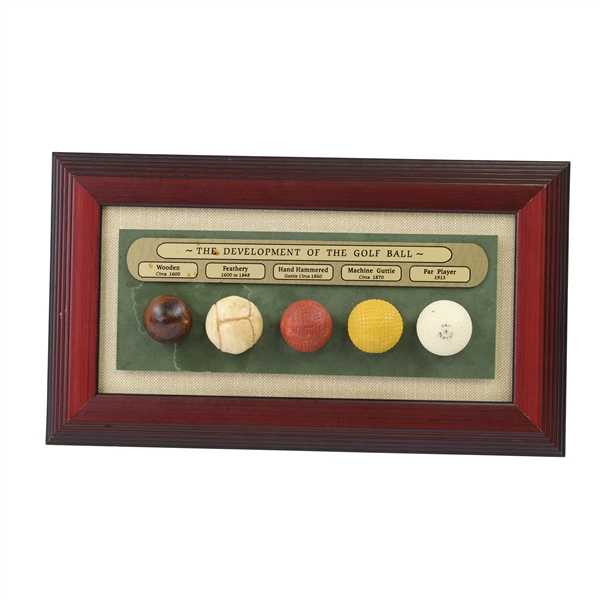 The Development of the Golf Ball Presentation Framed Display 