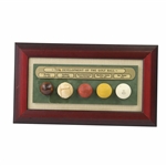 The Development of the Golf Ball Presentation Framed Display 