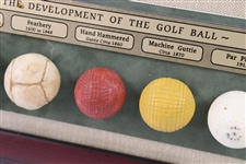 The Development of the Golf Ball Presentation Framed Display 
