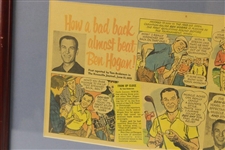 Classic Ben Hogan 'Ben Gay Fast Relief from Aches & Pains' Color Advertising - Framed