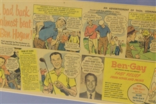 Classic Ben Hogan 'Ben Gay Fast Relief from Aches & Pains' Color Advertising - Framed