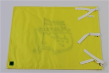 Gary Player Signed 2007 Masters Embroidered Flag with Years Won & '50th' JSA ALOA