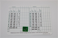 Gary Player Signed Augusta National Golf Club Scorecard JSA ALOA