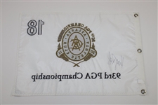 Keegan Bradley Signed 2011 PGA at Atlanta Athletic Club Embroidered Flag JSA ALOA