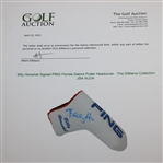Billy Horschel Signed PING Florida Gators Putter Headcover - The DiMarco Collection JSA ALOA
