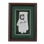 Arnold Palmer Signed Titleist 1 Left Handed White Golf Glove - Framed JSA ALOA