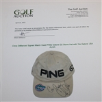 Chris DiMarco's Signed Match Used PING Gators G2 Stone Hat with 'Go Gators' JSA ALOA
