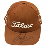 Sergio Garcia Signed Titleist Issued DCI 975 SERGIO Fitted Brown Hat JSA ALOA
