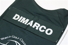 Chris DiMarco's Match Used World Golf Championships Accenture Match Play Caddy Bib