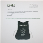 Chris DiMarco's Match Used World Golf Championships Accenture Match Play Caddy Bib