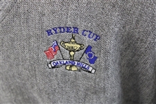 Chris DiMarco's 2004 Team USA Issued The Ryder Cup at Oakland Hills LS Gray Sweater