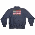 Chris DiMarco's 2004 Team USA Issued The Ryder Cup at Oakland Hills Navy Full Zip Size S Jacket