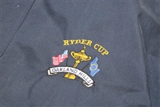 Chris DiMarco's 2004 Team USA Issued The Ryder Cup at Oakland Hills Navy Full Zip Size S Jacket