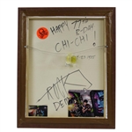 Chi-Chi Rodriguez's Personal Rock Demarco Original Abstract Portrait on Canvas - Framed