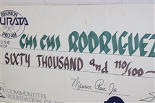 Chi-Chi Rodriguez's Personal 1991 Murata Reunion Pro-Am Oversize Winner's Check 60,000